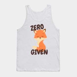 Zero Fox Given Tank Top